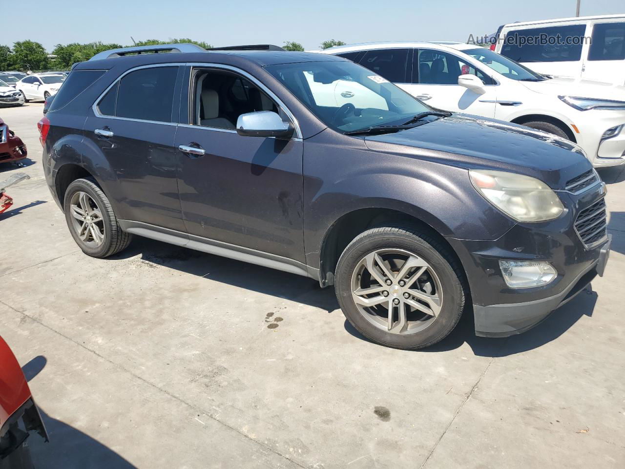 2016 Chevrolet Equinox Ltz Charcoal vin: 2GNALDEKXG6296022