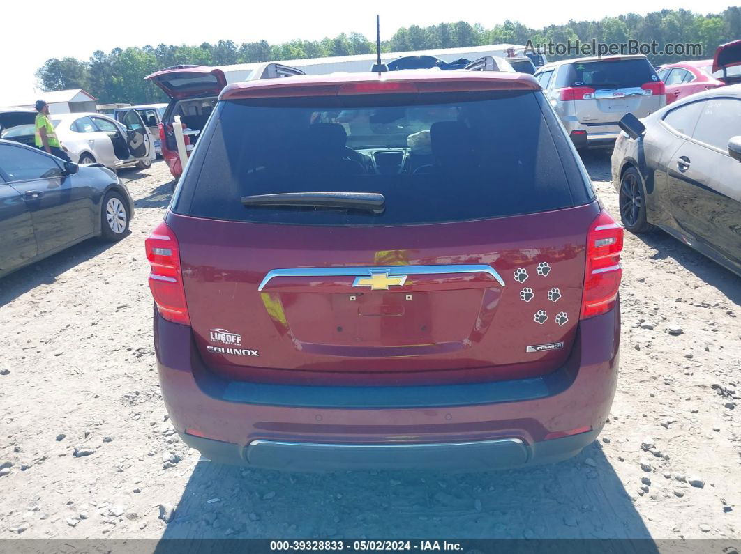 2017 Chevrolet Equinox Premier Red vin: 2GNALDEKXH1518976