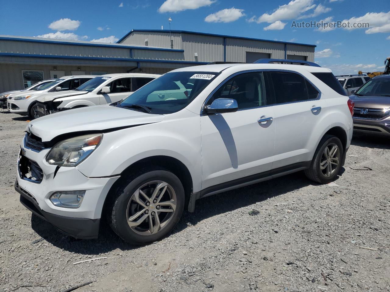 2017 Chevrolet Equinox Premier Белый vin: 2GNALDEKXH1539004