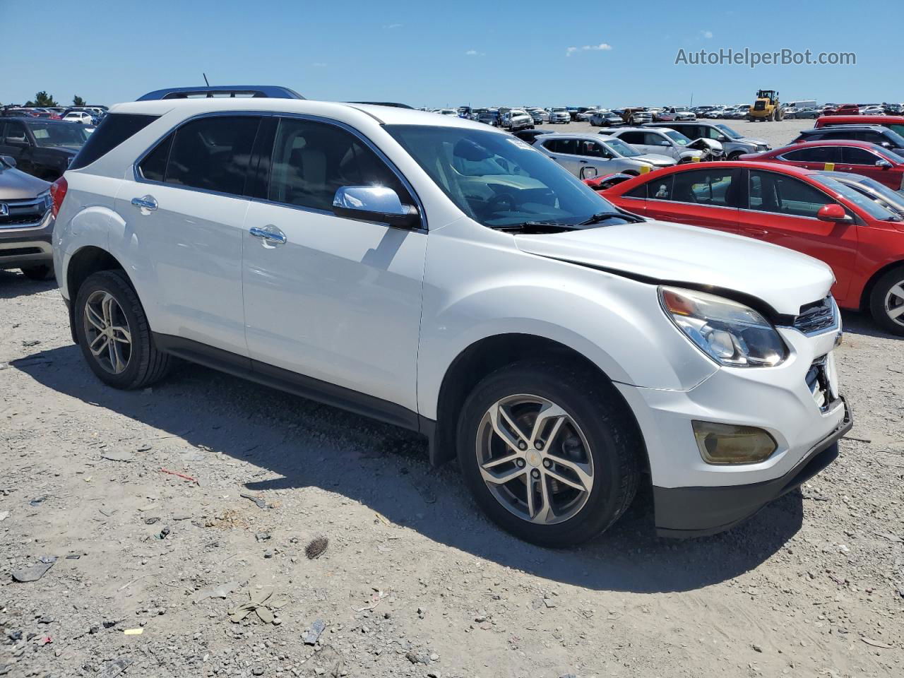 2017 Chevrolet Equinox Premier White vin: 2GNALDEKXH1539004