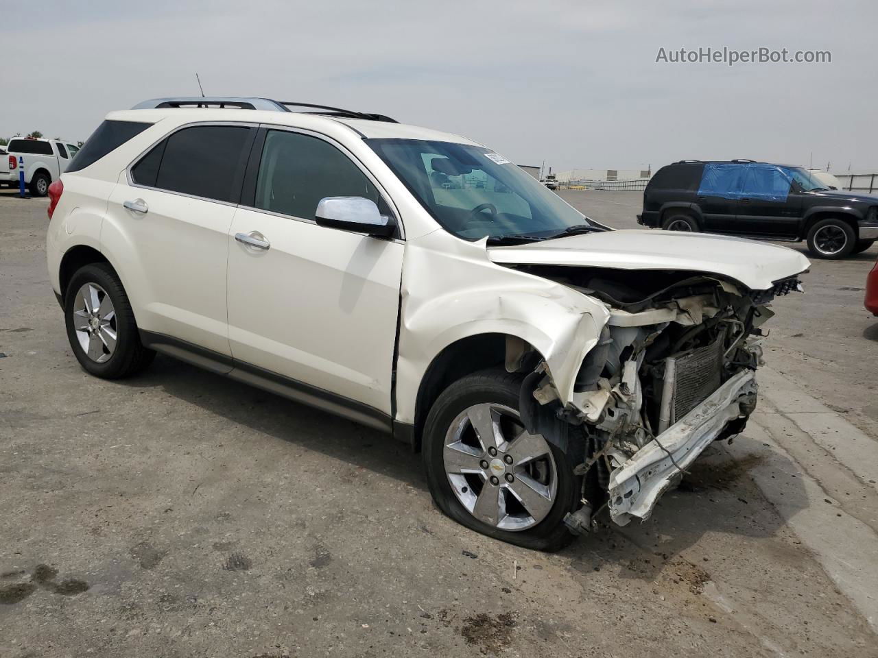 2012 Chevrolet Equinox Ltz White vin: 2GNALFEK0C1304762