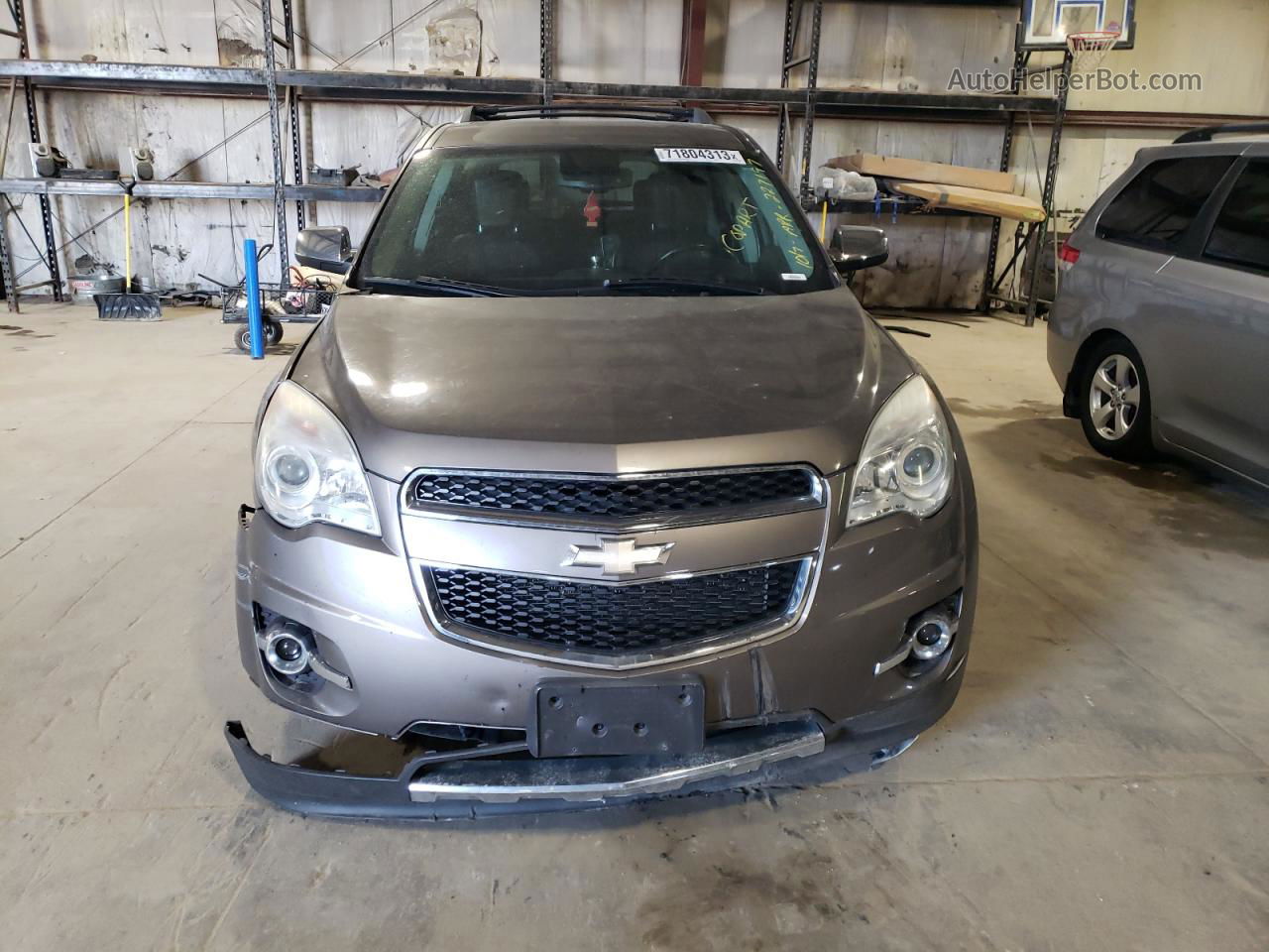 2012 Chevrolet Equinox Ltz Gray vin: 2GNALFEK0C6227197