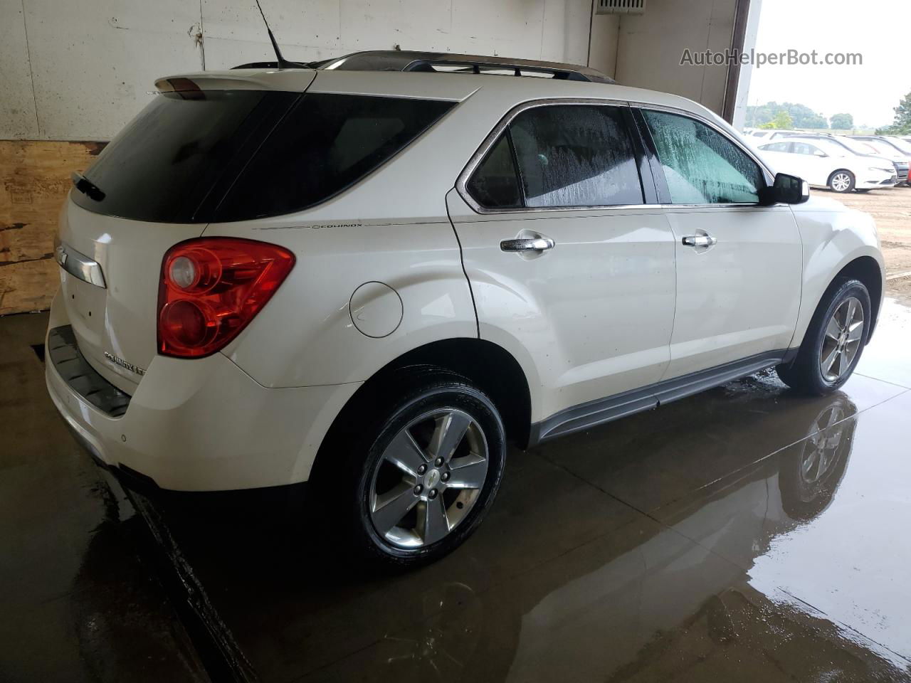 2012 Chevrolet Equinox Ltz White vin: 2GNALFEK1C1299703