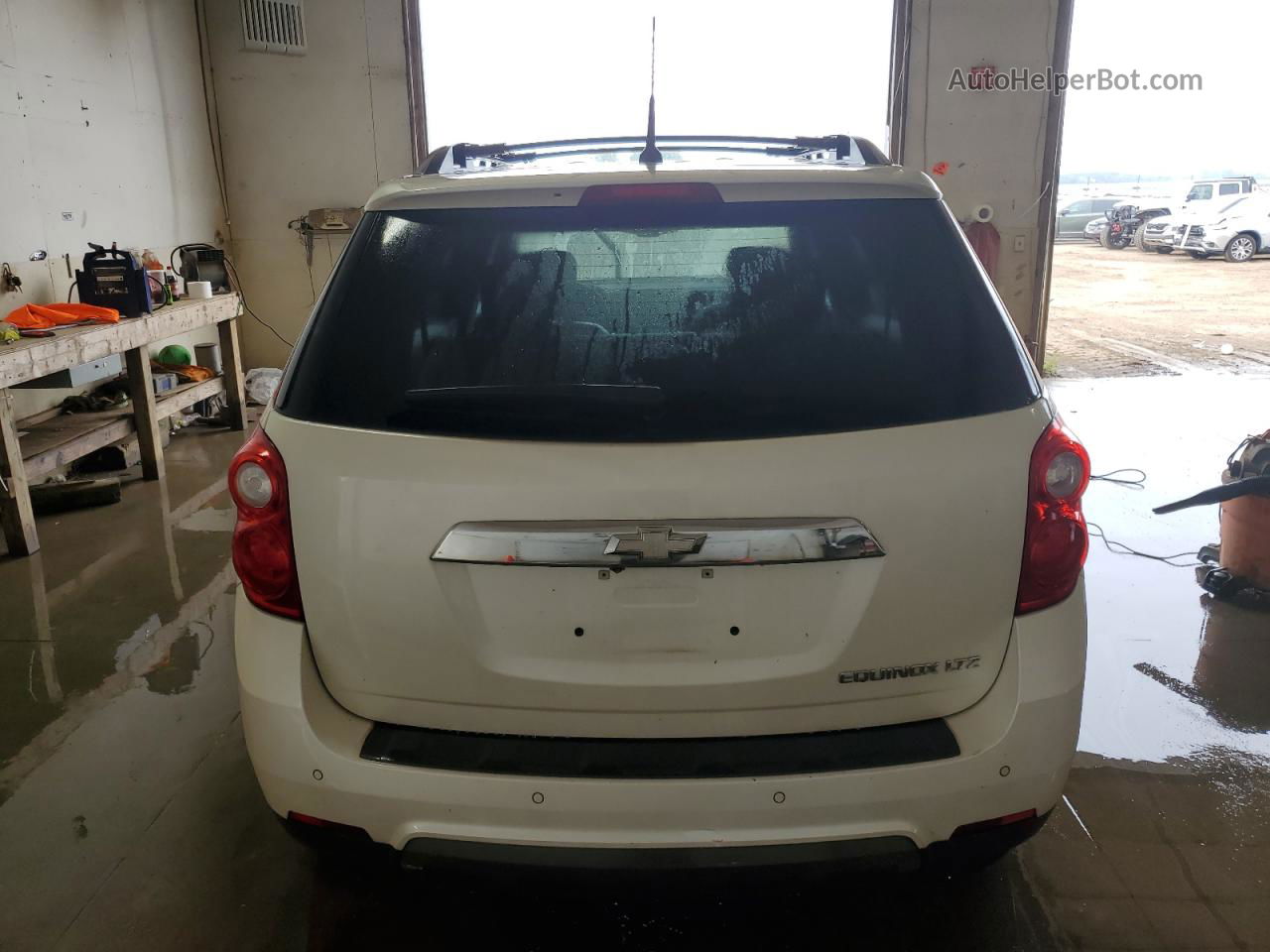 2012 Chevrolet Equinox Ltz White vin: 2GNALFEK1C1299703