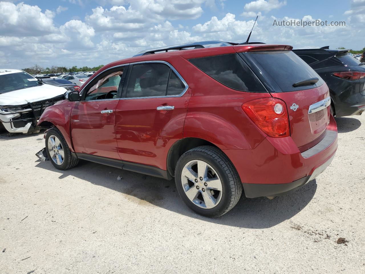 2012 Chevrolet Equinox Ltz Red vin: 2GNALFEK1C1323675