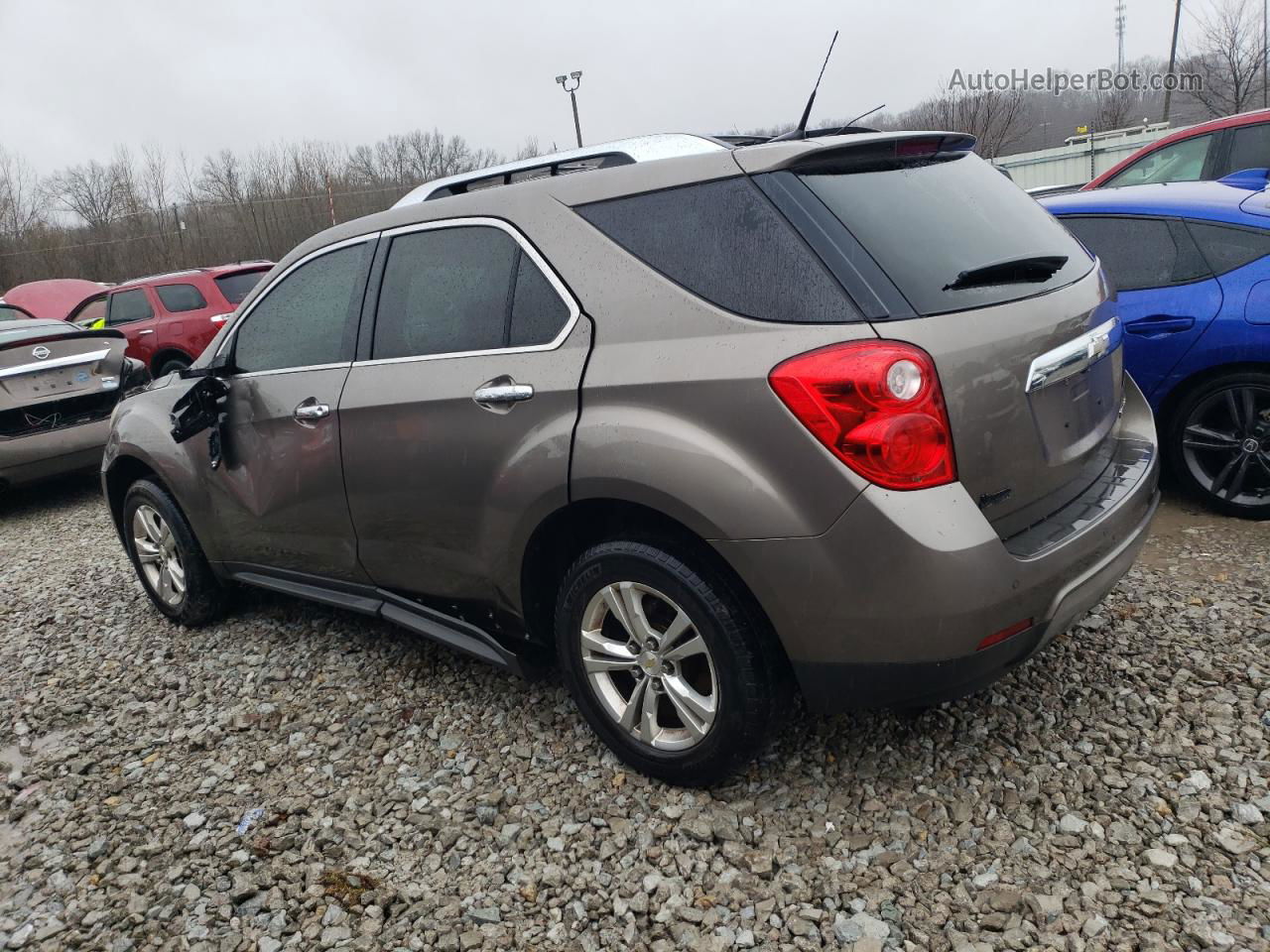 2012 Chevrolet Equinox Ltz Gray vin: 2GNALFEK1C6295668