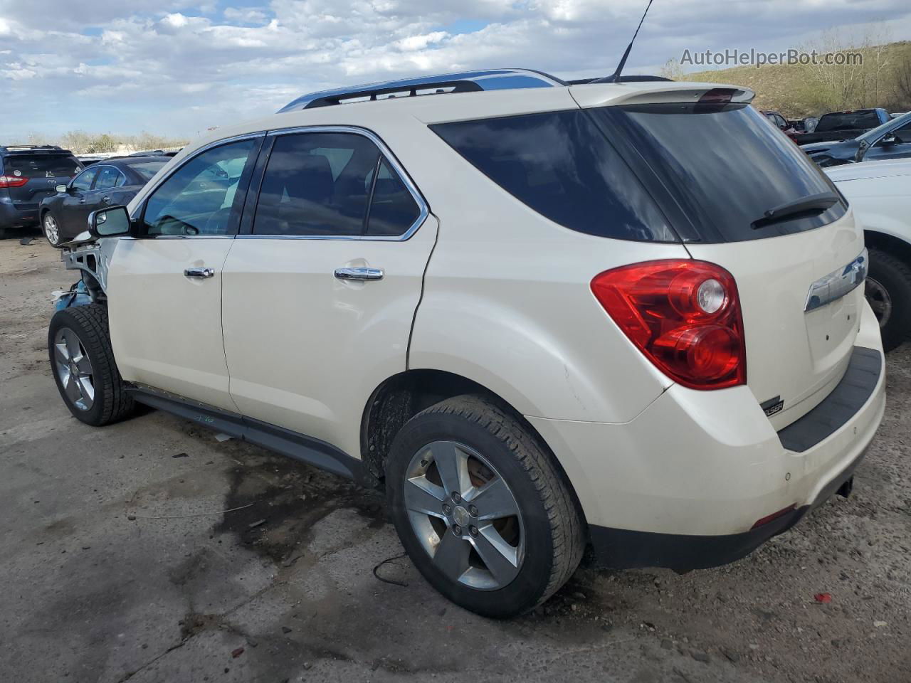 2012 Chevrolet Equinox Ltz White vin: 2GNALFEK2C1220376