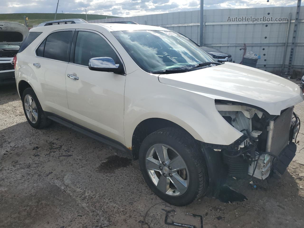 2012 Chevrolet Equinox Ltz White vin: 2GNALFEK2C1220376