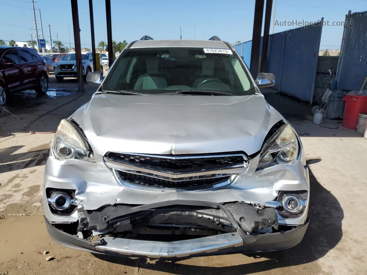 2012 Chevrolet Equinox Ltz Silver vin: 2GNALFEK2C6102623