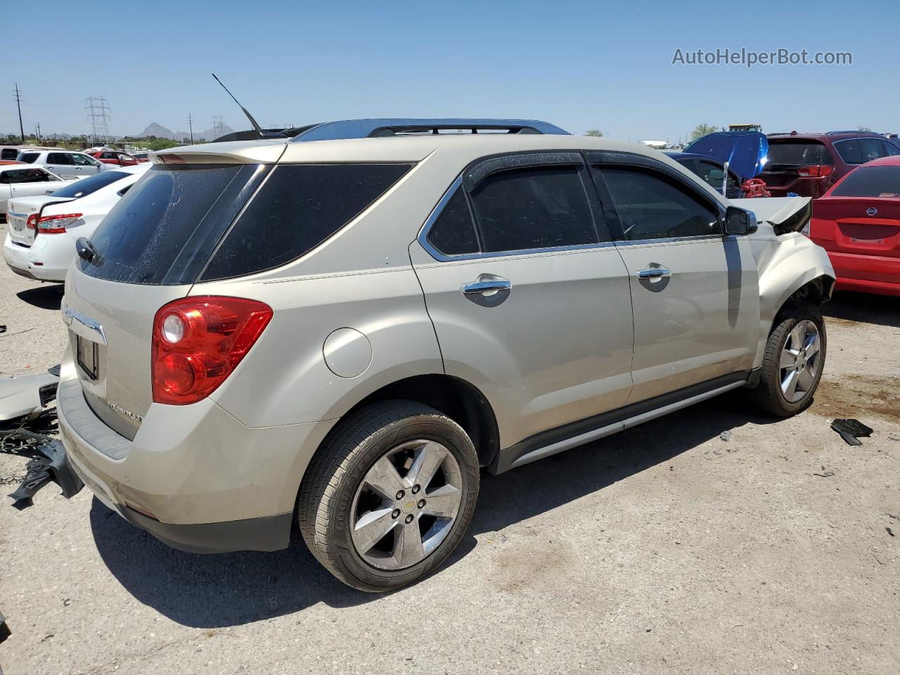 2012 Chevrolet Equinox Ltz Tan vin: 2GNALFEK3C1116866