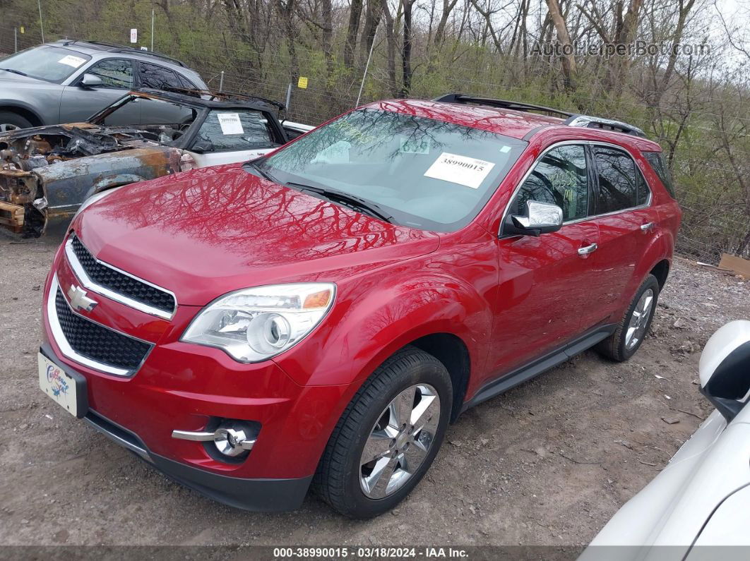 2012 Chevrolet Equinox Ltz Red vin: 2GNALFEK4C1331401