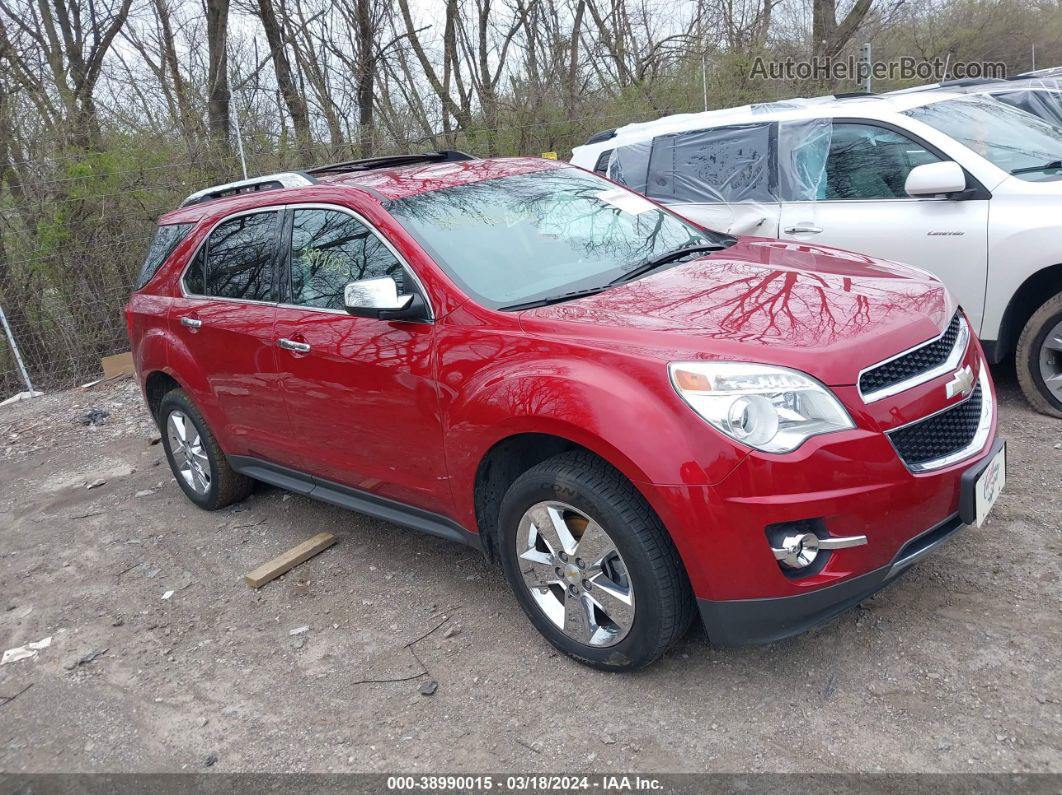 2012 Chevrolet Equinox Ltz Red vin: 2GNALFEK4C1331401