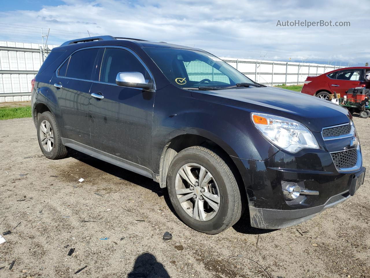 2012 Chevrolet Equinox Ltz Black vin: 2GNALFEK4C6107581