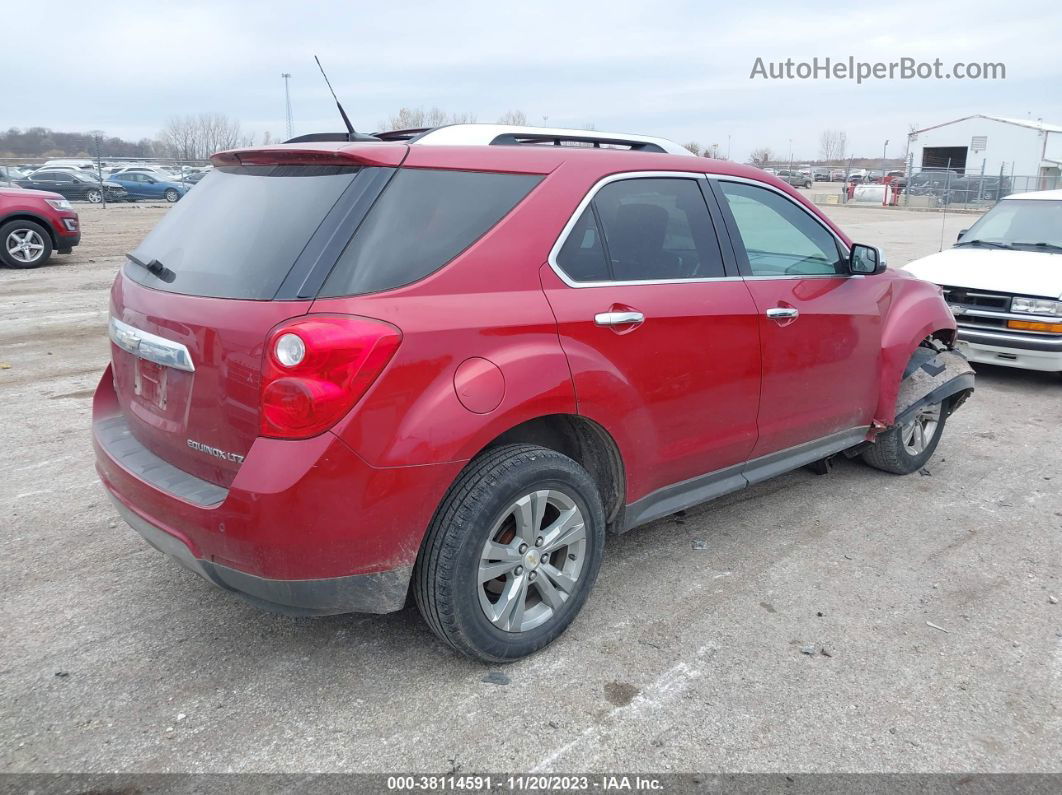 2012 Chevrolet Equinox Ltz Red vin: 2GNALFEK5C1258300