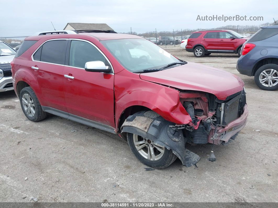 2012 Chevrolet Equinox Ltz Red vin: 2GNALFEK5C1258300