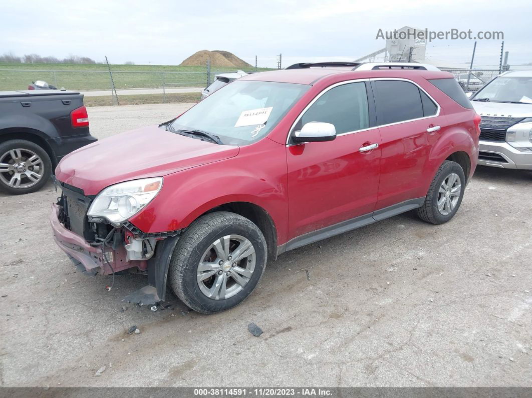 2012 Chevrolet Equinox Ltz Red vin: 2GNALFEK5C1258300