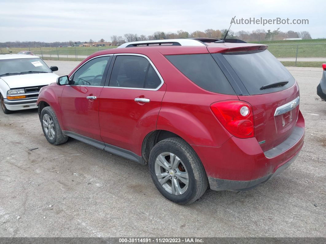 2012 Chevrolet Equinox Ltz Red vin: 2GNALFEK5C1258300