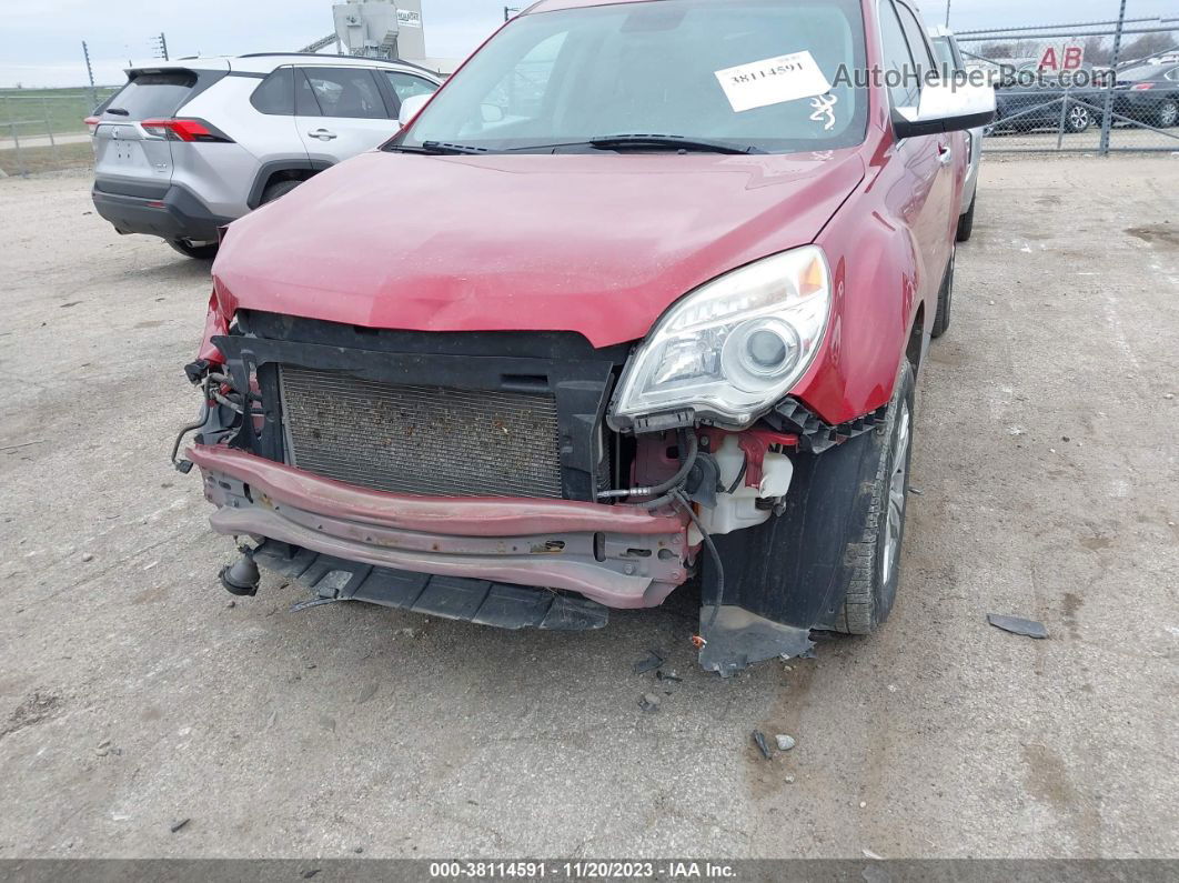 2012 Chevrolet Equinox Ltz Red vin: 2GNALFEK5C1258300