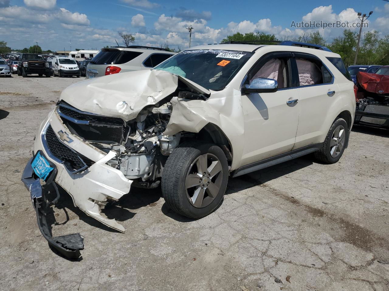 2012 Chevrolet Equinox Ltz White vin: 2GNALFEK5C1265263