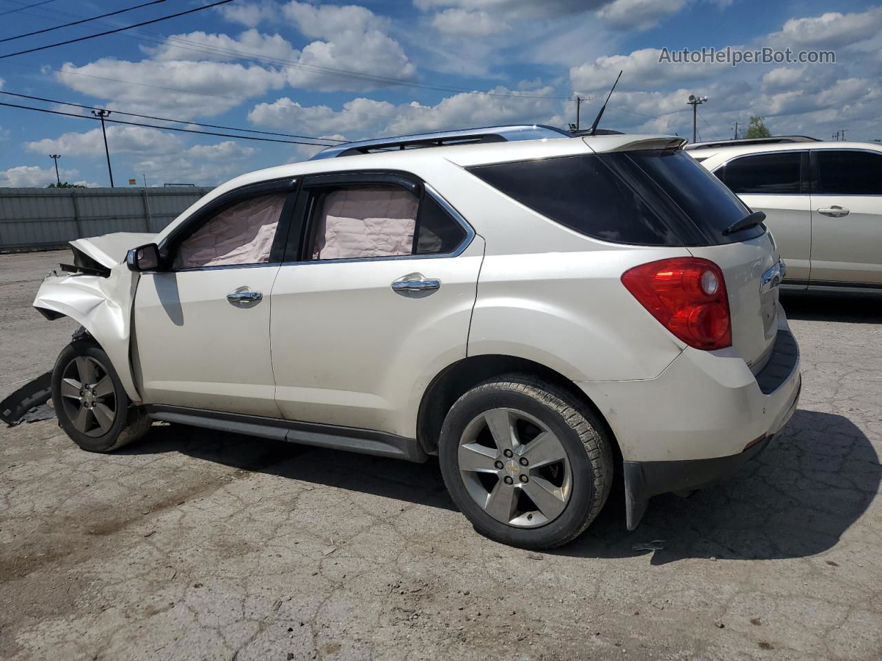 2012 Chevrolet Equinox Ltz White vin: 2GNALFEK5C1265263