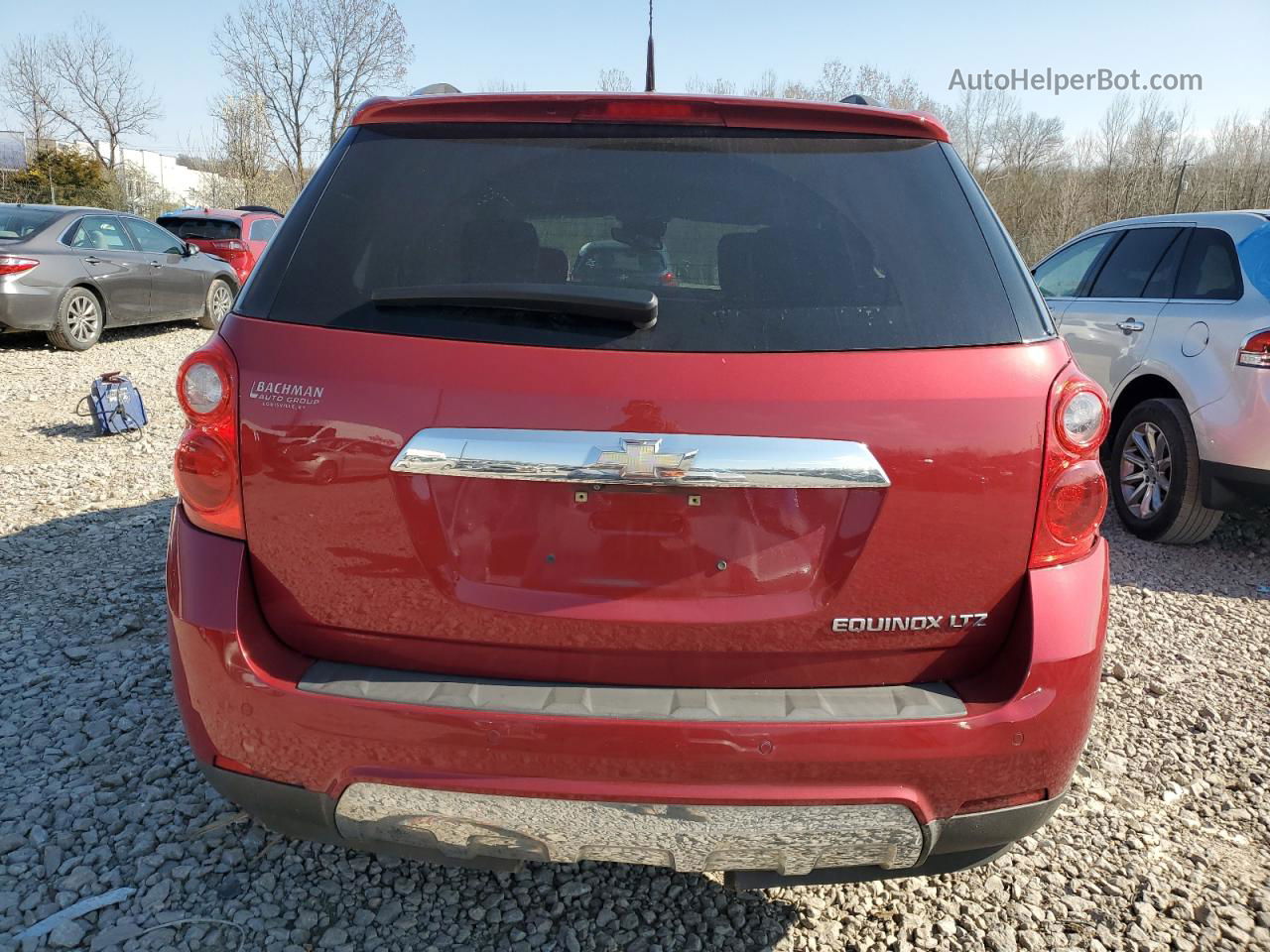 2012 Chevrolet Equinox Ltz Red vin: 2GNALFEK6C1330783