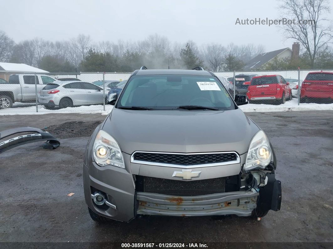 2012 Chevrolet Equinox Ltz Brown vin: 2GNALFEK7C6275778