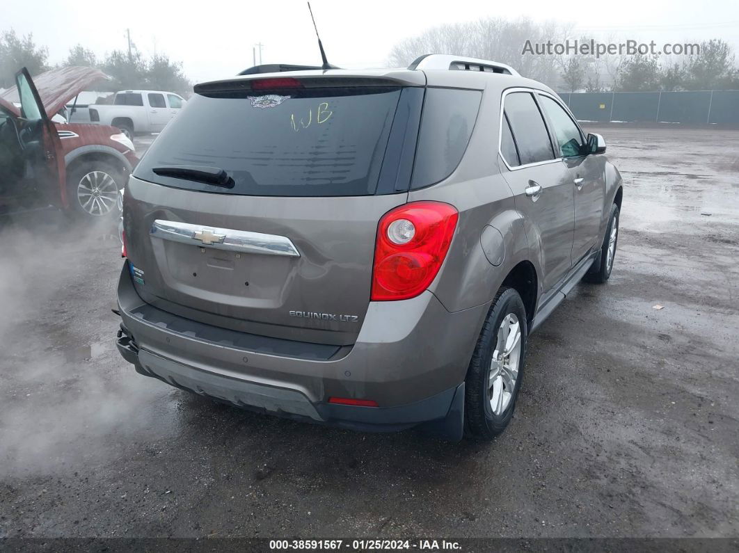 2012 Chevrolet Equinox Ltz Brown vin: 2GNALFEK7C6275778