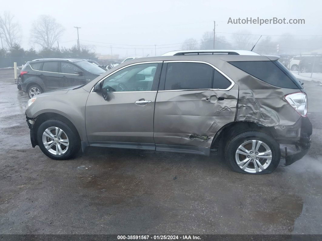 2012 Chevrolet Equinox Ltz Brown vin: 2GNALFEK7C6275778