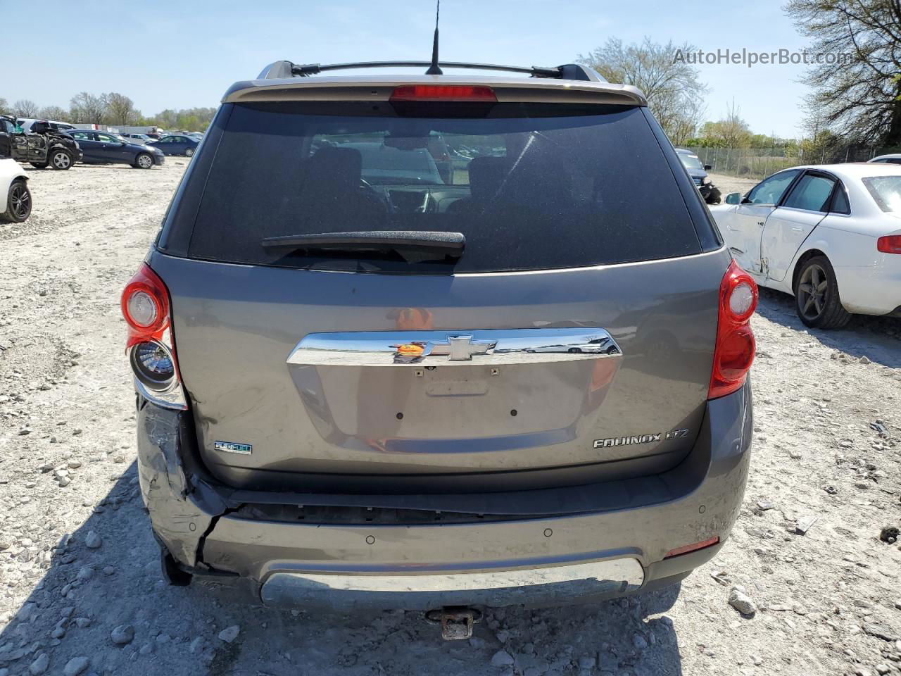 2012 Chevrolet Equinox Ltz Gray vin: 2GNALFEK8C6107678