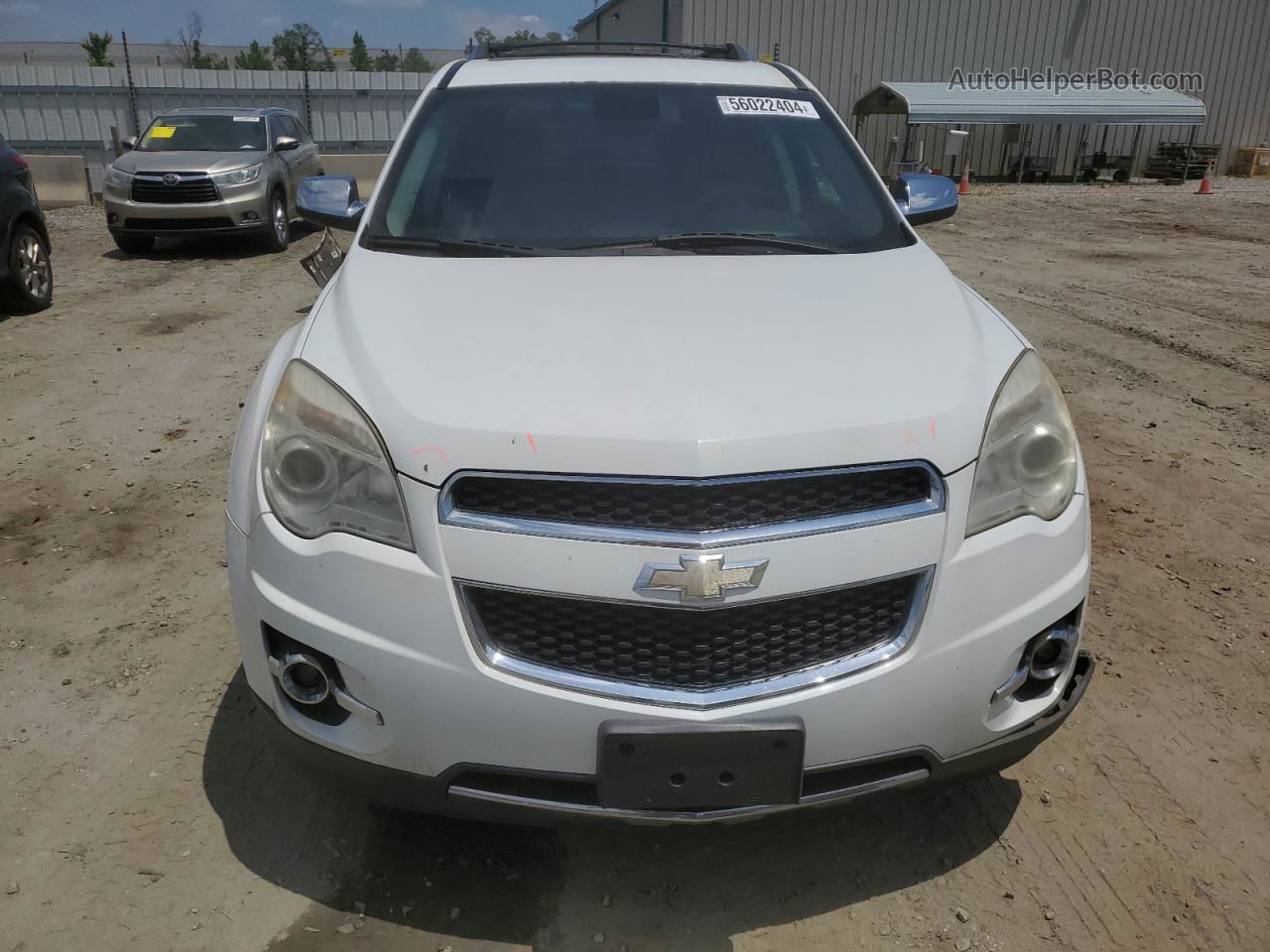 2012 Chevrolet Equinox Ltz White vin: 2GNALFEK8C6207456