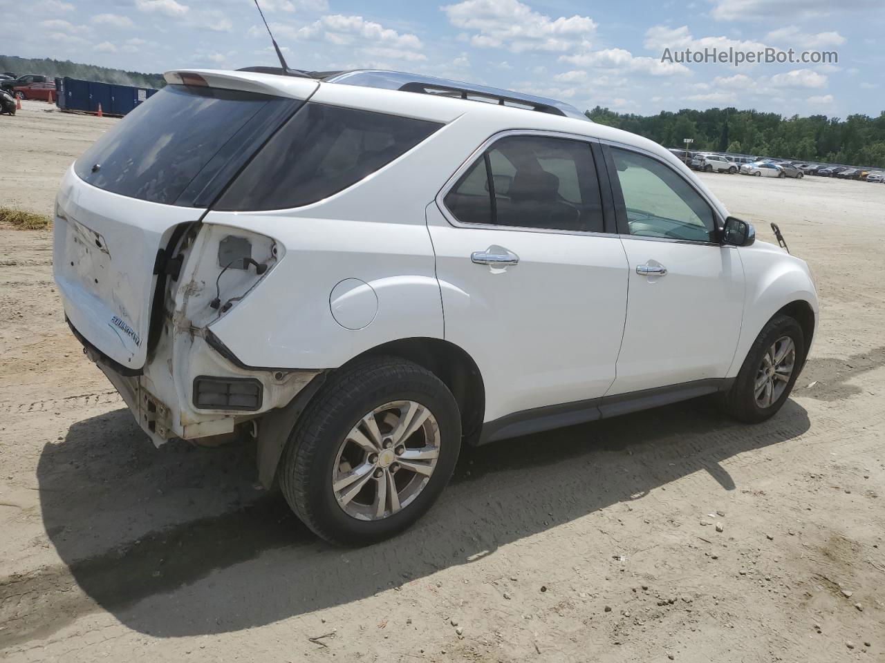 2012 Chevrolet Equinox Ltz Белый vin: 2GNALFEK8C6207456