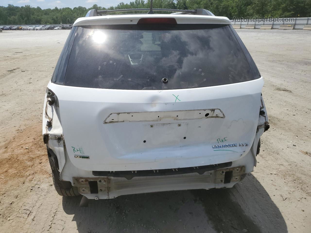 2012 Chevrolet Equinox Ltz White vin: 2GNALFEK8C6207456