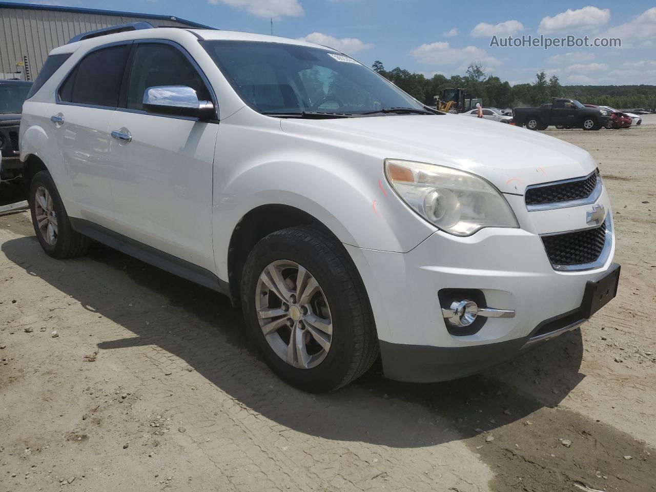 2012 Chevrolet Equinox Ltz White vin: 2GNALFEK8C6207456