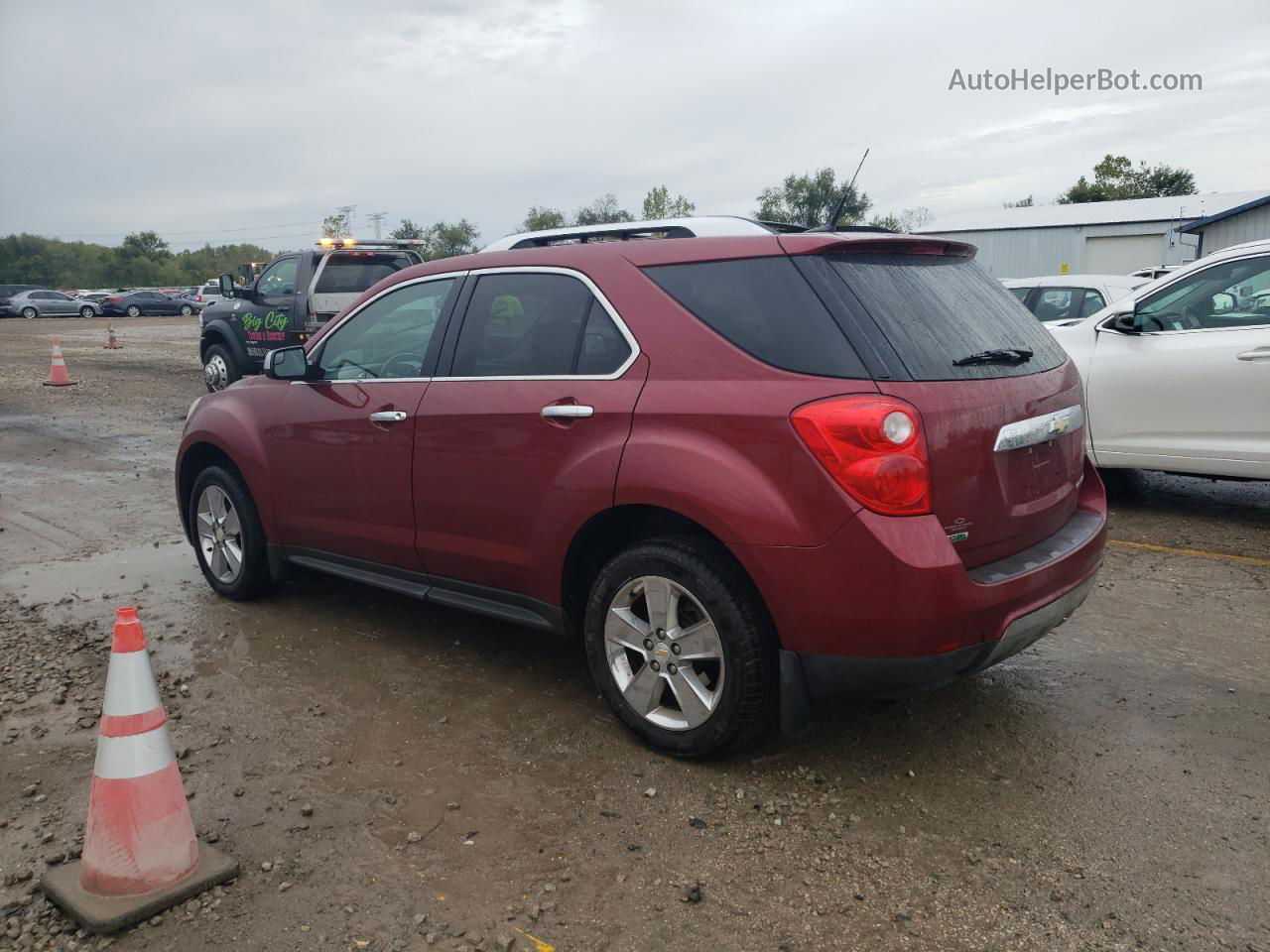 2012 Chevrolet Equinox Ltz Burgundy vin: 2GNALFEK9C6225755