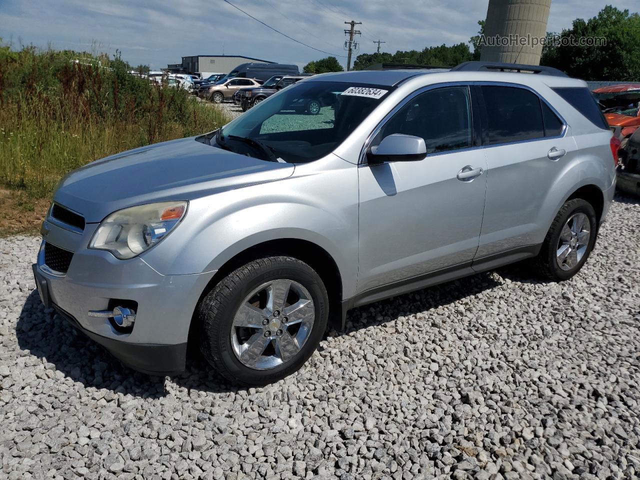 2012 Chevrolet Equinox Lt Silver vin: 2GNALPEK1C1122106