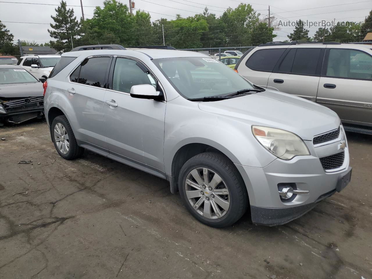 2012 Chevrolet Equinox Lt Silver vin: 2GNALPEK1C6386686