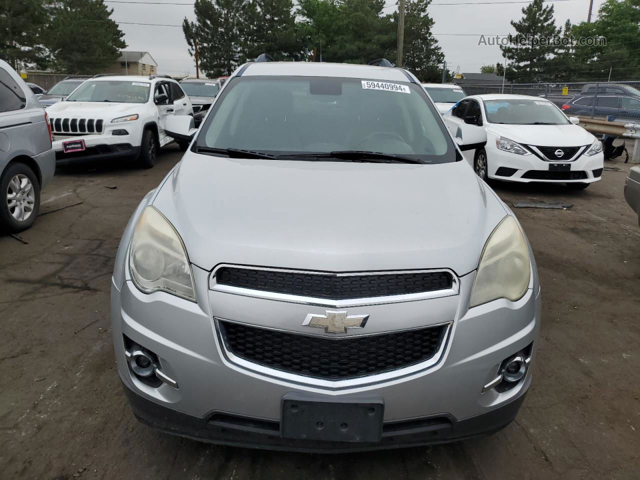 2012 Chevrolet Equinox Lt Silver vin: 2GNALPEK1C6386686