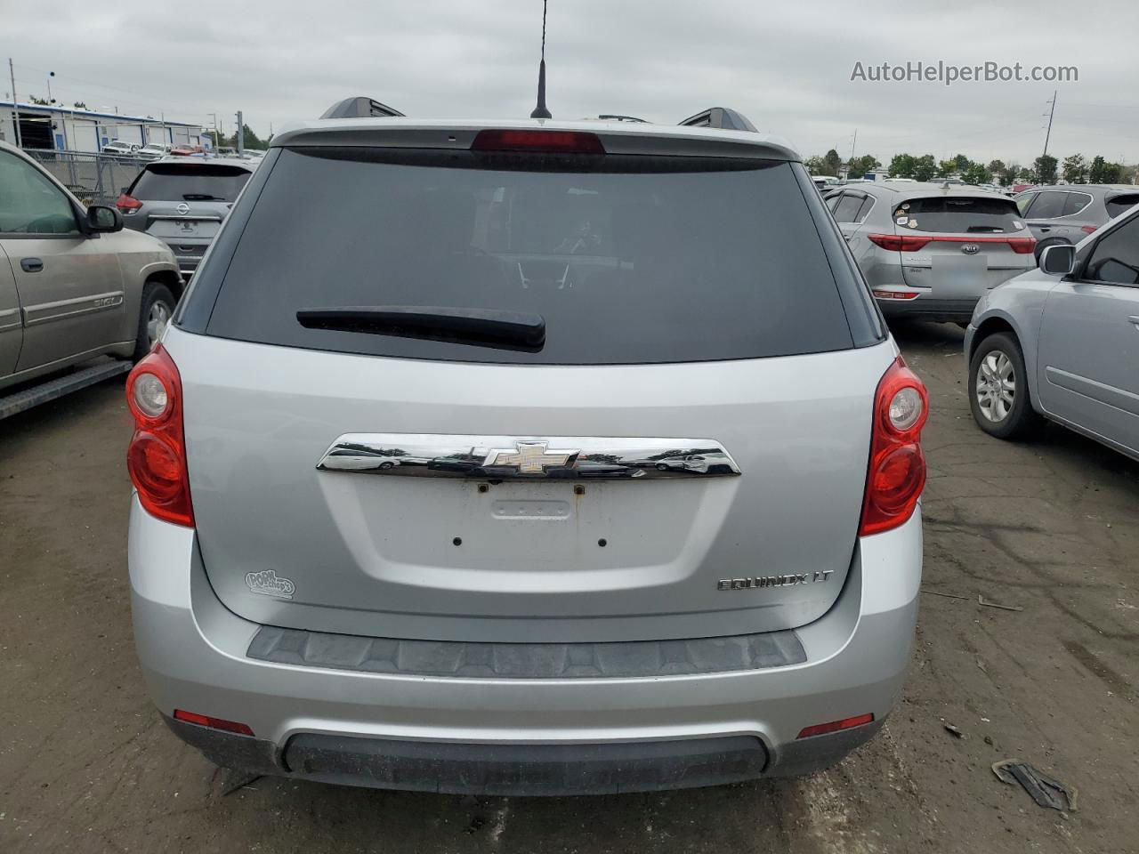 2012 Chevrolet Equinox Lt Silver vin: 2GNALPEK1C6386686