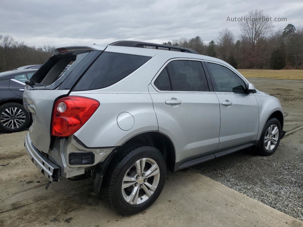 2012 Chevrolet Equinox Lt Silver vin: 2GNALPEK2C1233120