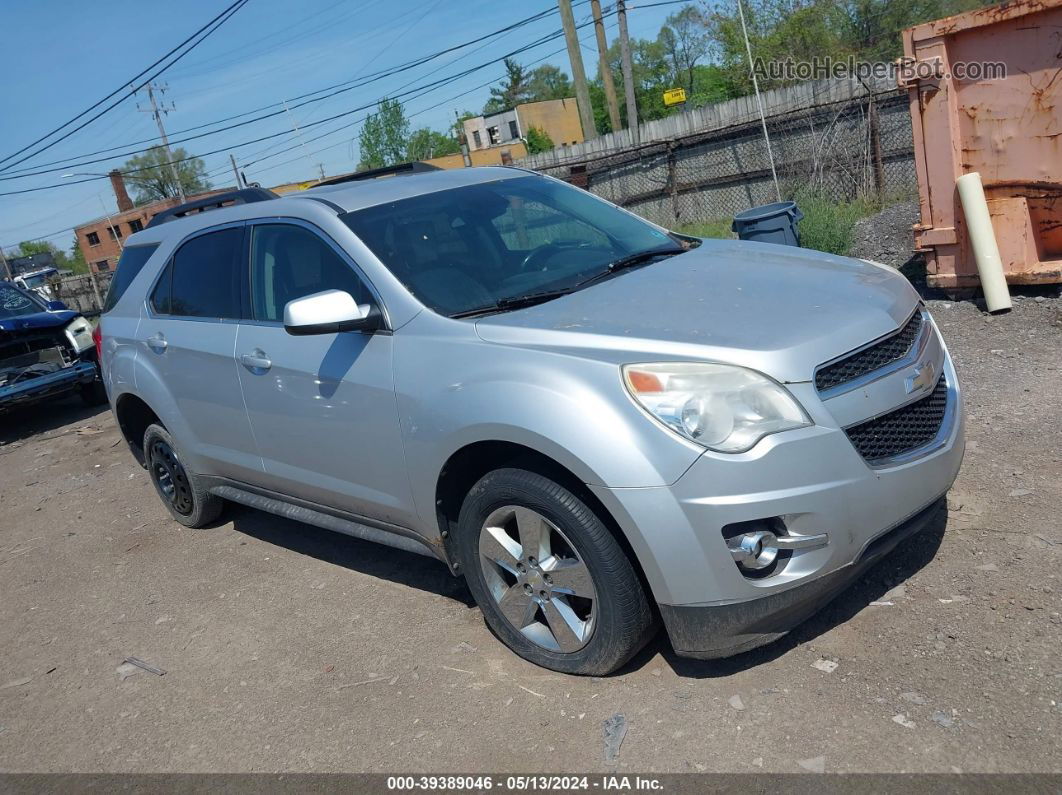 2012 Chevrolet Equinox 2lt Silver vin: 2GNALPEK3C6234165