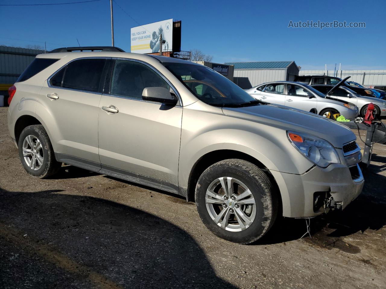 2012 Chevrolet Equinox Lt Кремовый vin: 2GNALPEK4C1323224