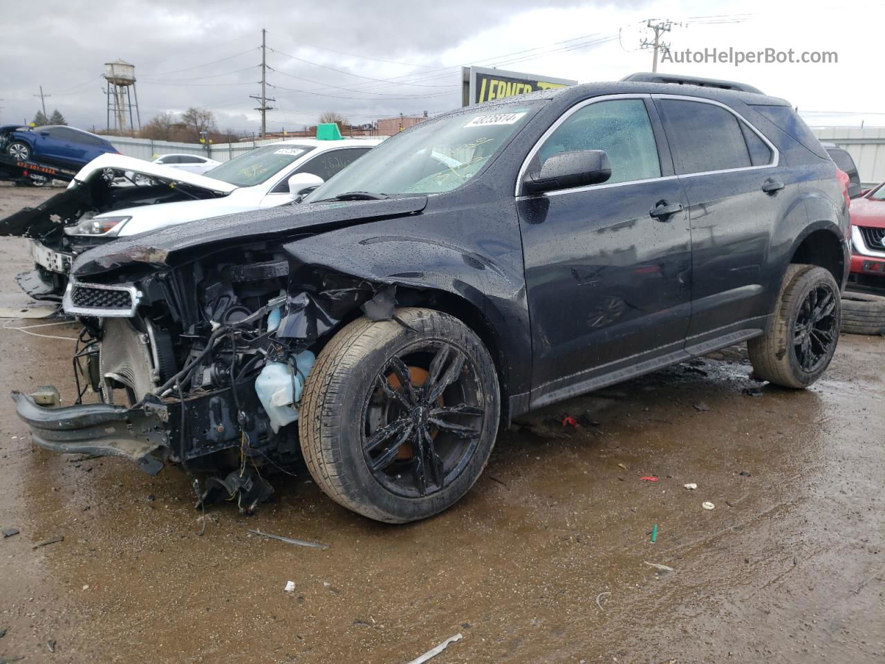 2012 Chevrolet Equinox Lt Black vin: 2GNALPEK5C6224821