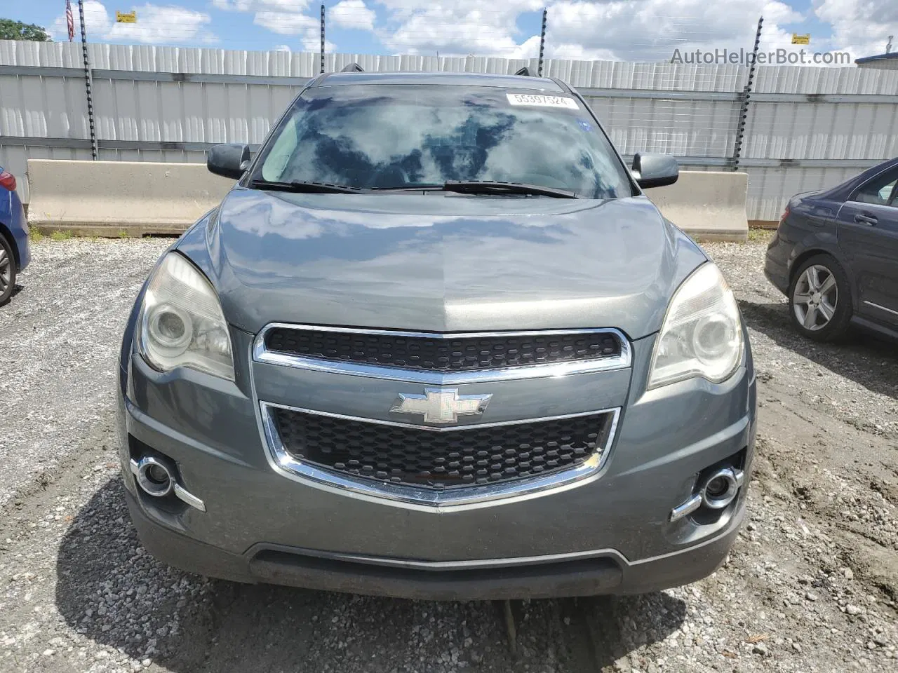 2012 Chevrolet Equinox Lt Gray vin: 2GNALPEK5C6343534