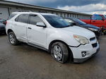 2012 Chevrolet Equinox Lt White vin: 2GNALPEK6C1195746