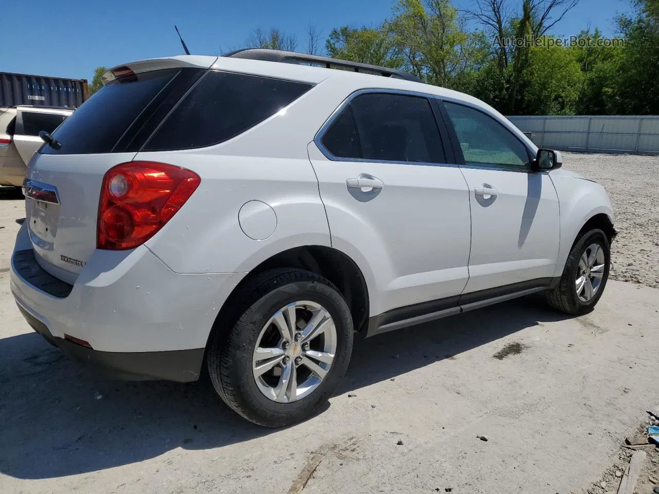 2012 Chevrolet Equinox Lt Белый vin: 2GNALPEK6C6102789