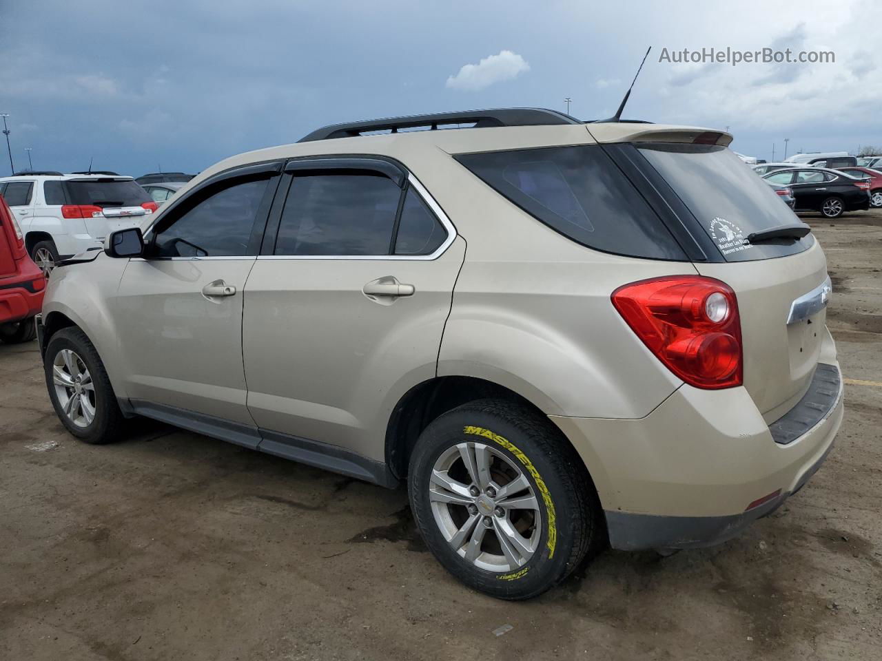 2012 Chevrolet Equinox Lt Beige vin: 2GNALPEK7C1106248