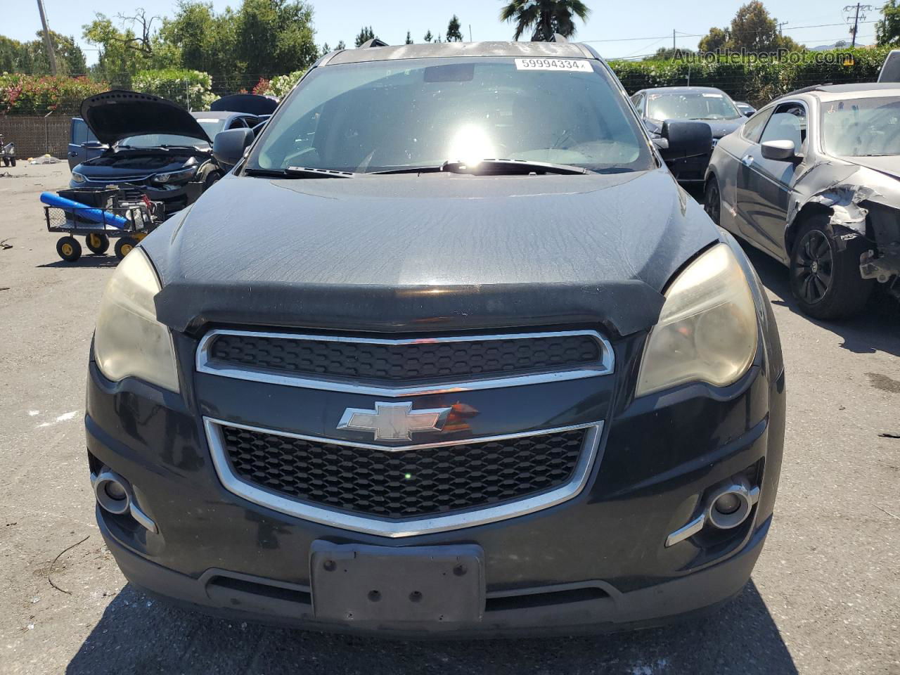 2012 Chevrolet Equinox Lt Black vin: 2GNALPEK8C6385633