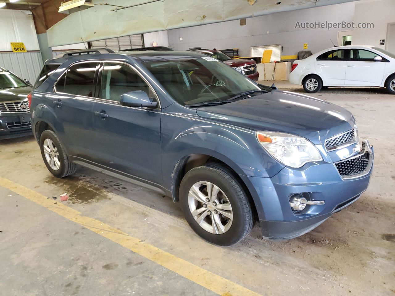 2012 Chevrolet Equinox Lt Синий vin: 2GNALPEKXC6152045