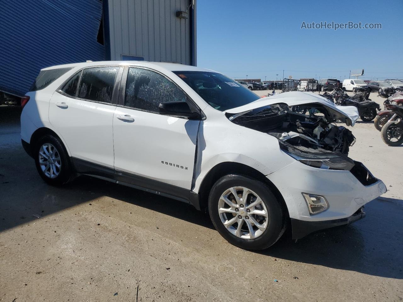 2020 Chevrolet Equinox  White vin: 2GNAX5EV0L6184263