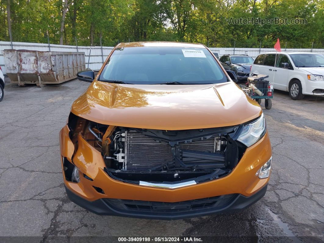 2018 Chevrolet Equinox Ls Orange vin: 2GNAXHEV0J6106371